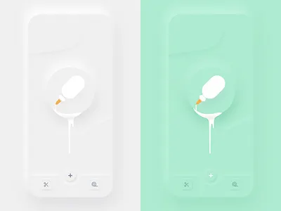 Gleumorphism neumorphic neumorphism