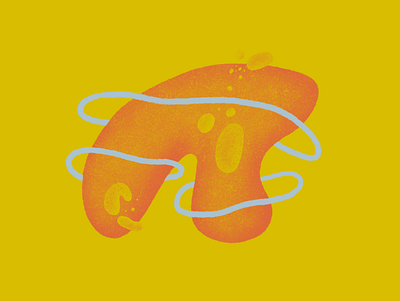Blob 4 abstract blob blobby design drawing geometric goo gooey icon illustration liquid minimal organic procreate rings rocks shape simple sketch spraypaint