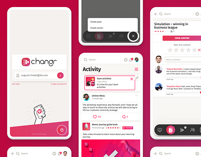 Changr — product design art direction branding changr css framework e learning front end design identity interface design logotype product design ui design ux design