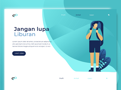 Traveling - landingpage illustration design design flatdesign illustration illustrator landing page ui uiux web