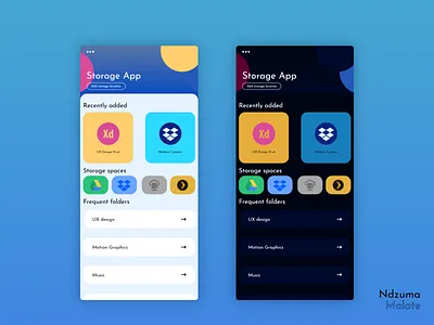 Storage app Concept app design dribbble dribbble best shot mobile app design ui ux
