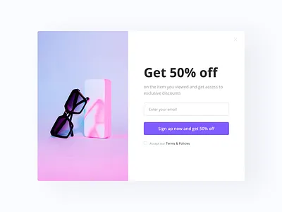 🕶️ Simple popup design flat minimal popup popup design popups ui ui design web website