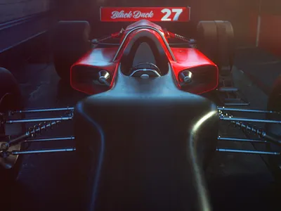 RSCM v003 3d black c4d car cinema 4d concept illustration modeling red render