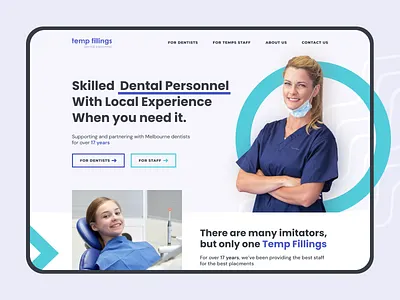 Dental Clinic Web Site clinic dental dental care dental clinic design doctor medical minimal ui web
