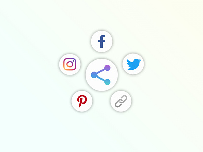 DailyUI challenge #010. Share Button. button dailyui dailyui 010 share button social social media ui ui design web web design