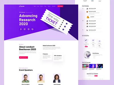 Tech keynote 2020 book business concert conference event festive joomla music party tech template ticket trend ui ux website