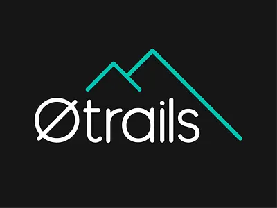 Hike and travel company Logo branding design glyph graphic design illustration logo mountain nature logo pixel perfect trail typography ui vector