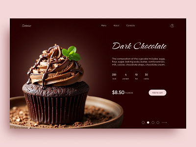 Concet Delicious concept design uxui web