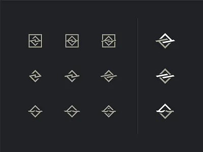 Icon Roundup branding clean icon line mark minimal modern