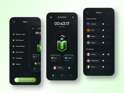VPN Concept concept connection interface internet iosapp safeapp security ui ux vpn vpnapp vpnconcept vpnmobile web