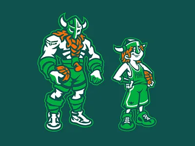 BC RUNA Mascots basketball character design graphic maniac illustration logo design logoart mascot mascot design sports branding sports design sports identity viking