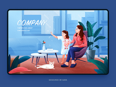 Company illumination campaign character design illustration influencer love media popular space ui