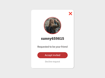 Daily UI #078 - Pending Invitation dailyui dailyui078 pending invitation