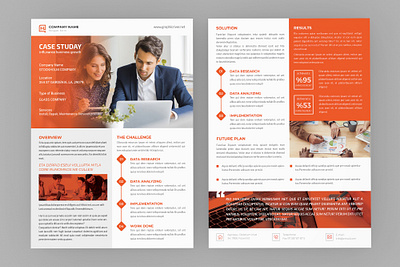 Case Study a4 agency booklet brief brochure bulletin business case study casestudy clean corporate creative design document editorial file flyer indesign informational