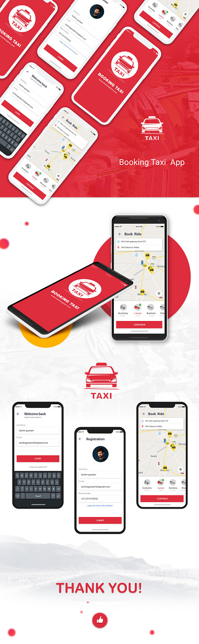 UI/UX for Taxi Hiring mobile app design icon logo photoshop ux