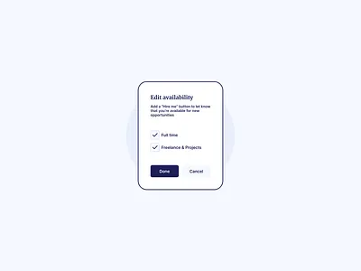 Edit Availability Card UI Design free ui free ui component ildiesign settings card settings ui settings ui design ui ui component ui design ui design daily ux ux design