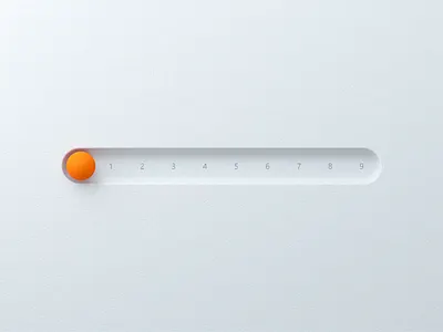 Ruleball 3d animation c4d cinema neumorphic neumorphism