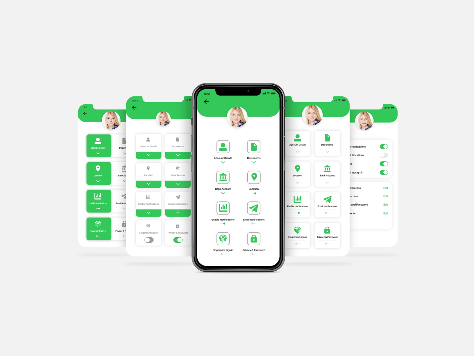 Example of Settings UI