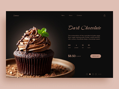 Concept Delicious design design web uxui web