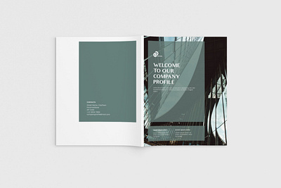 Grenn Corporate Brochure branding brochure business catalogue clean corporate download elegant free magazine modern portfolio template