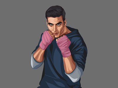 Akshay Kumar Vector Illustration actor design illustration indian letsvectorize photo to vector vector vectorart vectorise