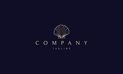 Shell logo brand branding design illustration logo nature tourism umuarus vector