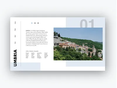 Travel Landing Page adobexd clean design italy landingpage landscape minimal photography travel typography ui uidesign ux webdesign