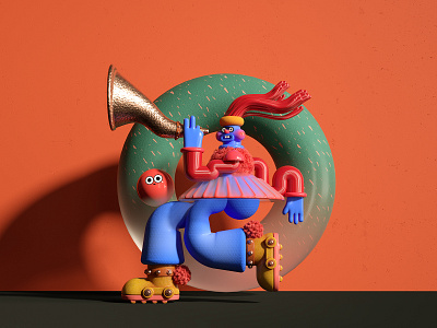 Dumboooo things 03 3d c4d cinema4d design