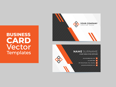 Business Card Vector Template Vol 1 abstract background business card clean company contact corporate creative design graphic illustration layout modern presentation simple style template vector web