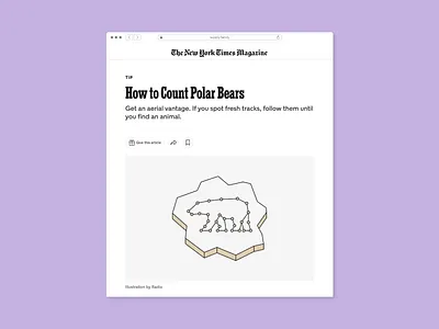 How to Count Polar Bears