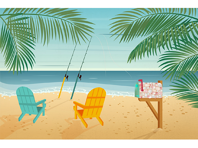 postcard for advertising advertising banner branding design flat illustration postcard ui ux vector web