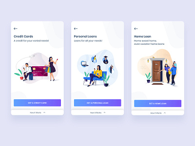 Financial Products - Rubique android design icons illustration ios ui ux