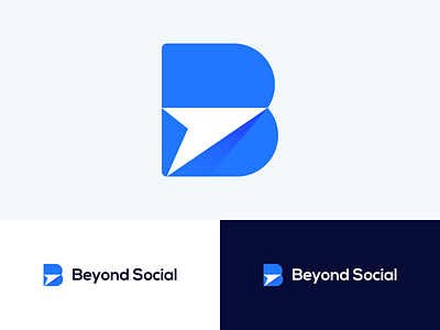 Beyond Social | Logo Design arrow logo arrow symbol b letter b logo branding agency branding identity design icon logo identity design logo logo design logo design branding logo design concept logo design process logodesign logotype logotypedesign social media management company symbol icon mark