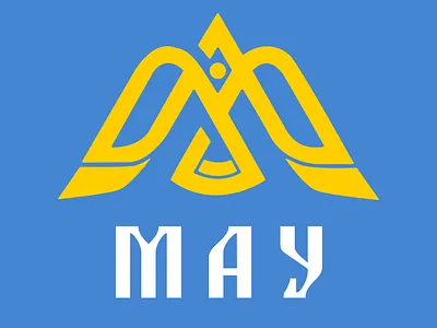 МАУ logo concept branding design icon illustrator logo typography ui vector web design