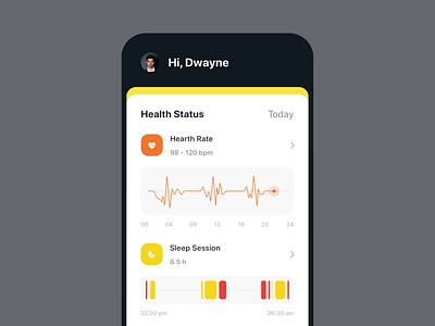 Workout App Interaction after effect app biking black card clean elegant fitness interaction design map mobile app modern motion design popular running ui ux walking workout yellow