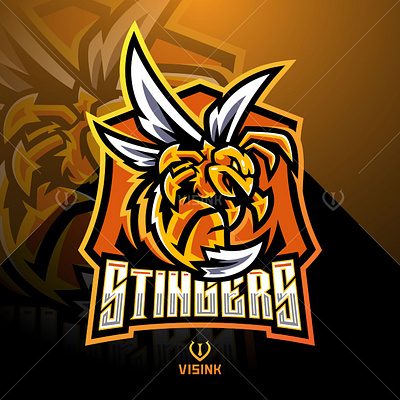 Angry bee esport mascot logo design animal logo branding design esport esports game design graphic design illustration logo mascot logo