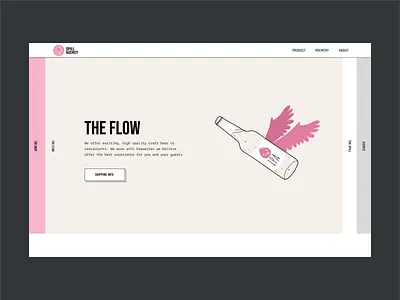 Marketing Agency website for Breweries agency animation animation 2d banner beer brand brewery craft craft beer drop illustration interaction interface landing landing page motion motion design typography