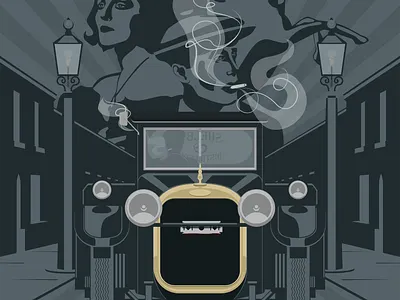 Nobody is bulletproof 1920 1920s artdeco design illustration peakyblinders tvshow