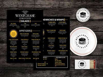 The F Hole Food Menu Template design