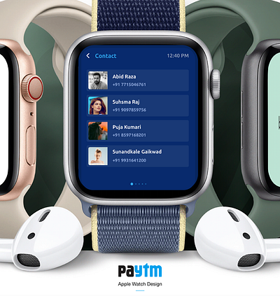 Paytm.1.2 Contact List apple watch paytm