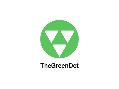 The Green Dot adobe behance branding branding and identity clean climate change design dribbble environmental geometric identity logo logo design logo mark minimal modern natural recycle symbol vector