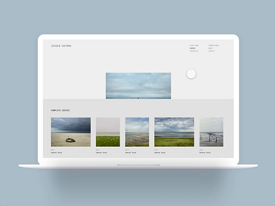 Jeroen Hofman Photography - Website design ux website design