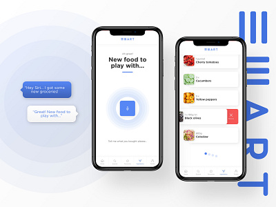 Grocery App | Updating your fridge app design food grocery ios minimal mobile product ui ux
