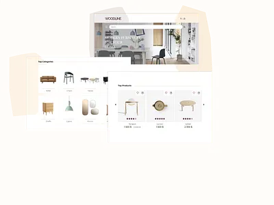 Furniture E-commerce online store e commerce firstshot furniture website ui web