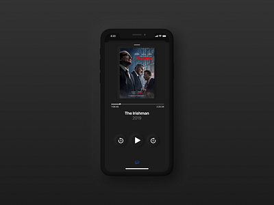 Apple TV Remote concept app apple clean concept dark design figma ios mobile neumorphism shadows