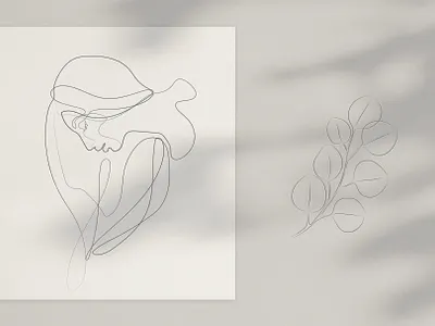 The Touch. Line Art Collection calligraphy continuous line contour drawing illustration kiss line art line artist line draving one line single line