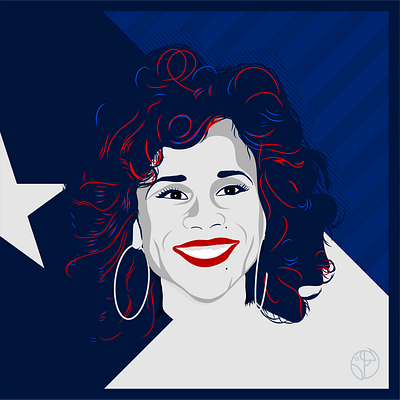 Rosie Perez - Puerto Rican Legend actress adobe adobe draw design illustration illustrator portrait portrait illustration puerto rican puerto rico vector vector portrait