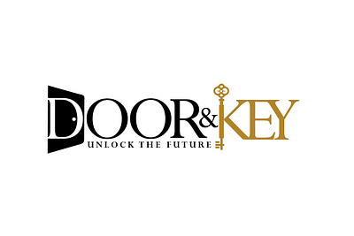 Door Key adobe illustrator adobe photoshop door door key graphicdesign home logo illustration key logo logo logo design logos printing real estate branding realestate