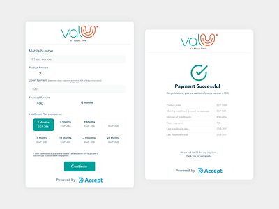 Installment Plans & Pay adobe xd fintech installment payment ui user experience user interface ux