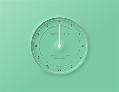 Retro Timer clean clock countdown timer dailyui014 design illustration kitchen minimal neumorphic neumorphism retro retro font timer vintage